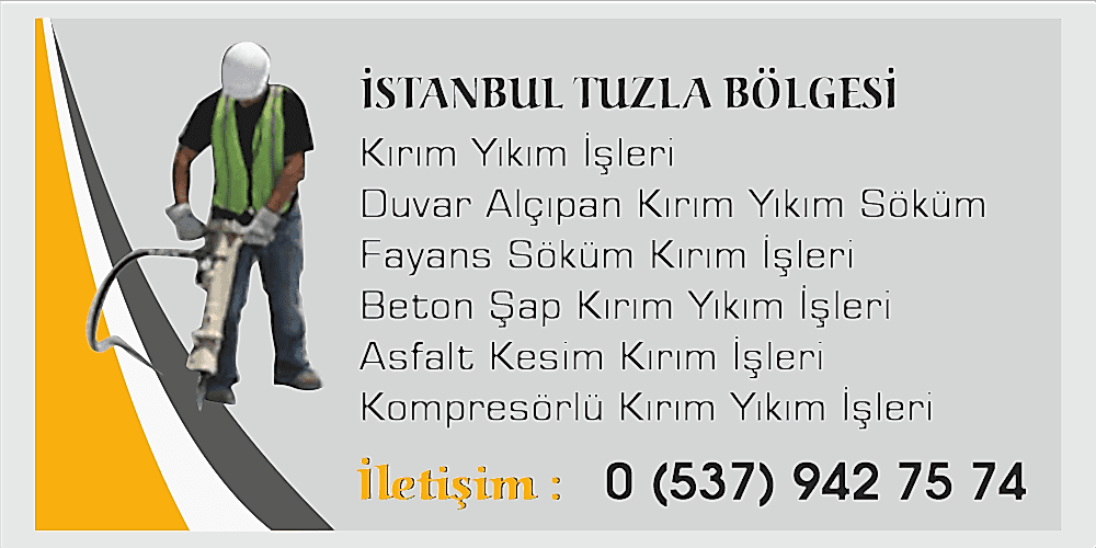 Tuzla Asfalt Kesim Beton Kesim Şap Kırım İşleri